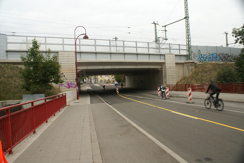 Erfurt EÜ Löberstraße, Blickrichtung Norden (Foto: DB AG)
